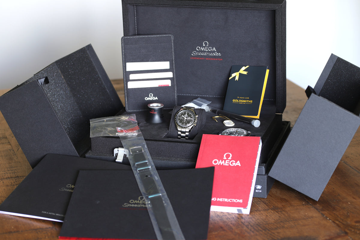 Omega sale moonwatch box