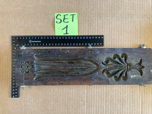 Set of 5 19th Century Antique Carved Picture Framing Moulds - For Compo Frames