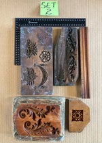 Set of 5 19th Century Antique Carved Picture Framing Moulds - For Compo Frames