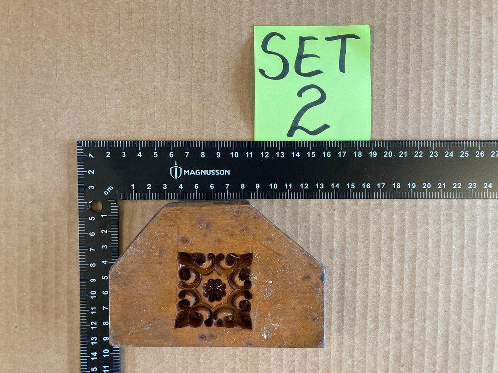 Set of 5 19th Century Antique Carved Picture Framing Moulds - For Compo Frames