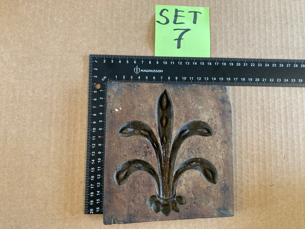 Set of 5 19th Century Antique Carved Picture Framing Moulds - For Compo Frames