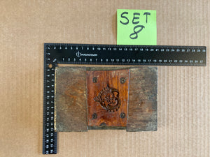 Set of 5 19th Century Antique Carved Picture Framing Moulds - For Compo Frames