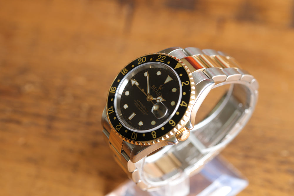 
            
                Load image into Gallery viewer, Rolex GMT Master II 16713
            
        